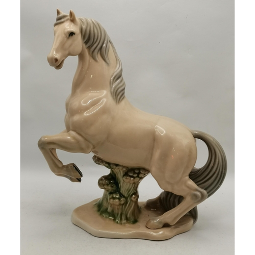 122 - Rearing horse figure Made in Spain 20cm L