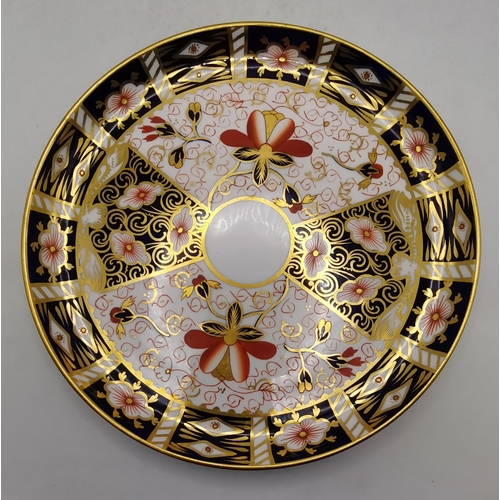 169 - A Crown Derby pin dish and similar 23cm plate both marked on base