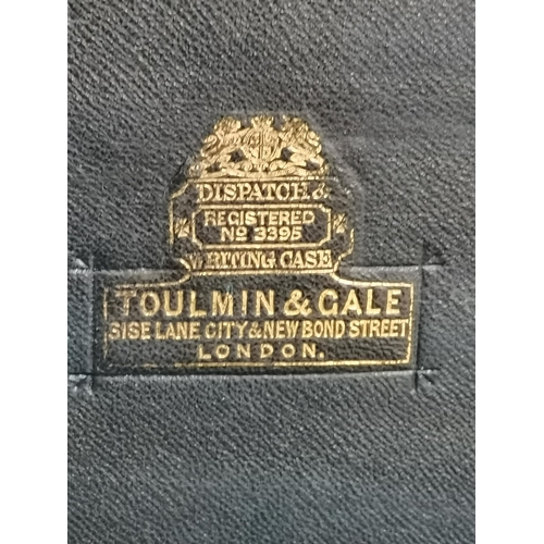 55 - Victorian Toulmin & Gale Leatherbound Despatch & Writing case Circa 1880 containing Light and Ink Bo... 