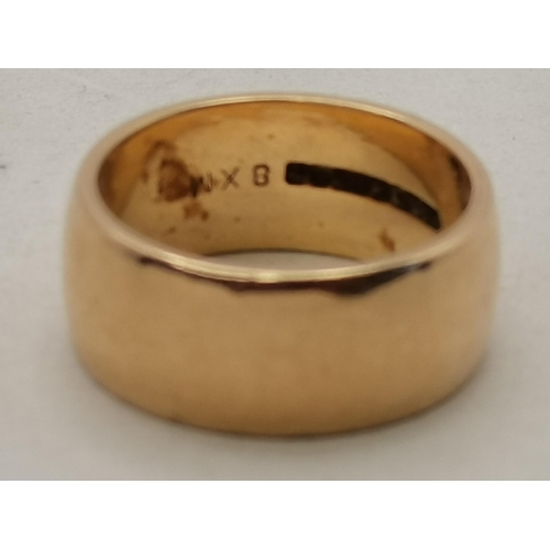 431 - A 9 carat gold wedding band, hallmarked, ring size L; and a 9 carat gold and white-stone ring, hallm... 