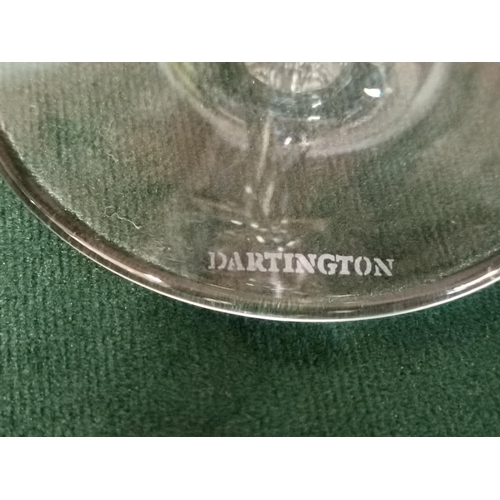 274 - x10 Dartington Crystal large Wine Glasses