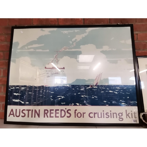 566 - After Norman Wilkinson (1878-1971), an Austin Reed advertising print, 'AUSTIN REED'S for cruising ki... 