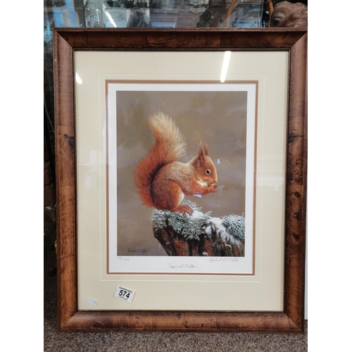 574 - After Robert E Fuller (b.1972), 'Squirrel Nutkin', a limited edition print 714/850, titled, signed a... 