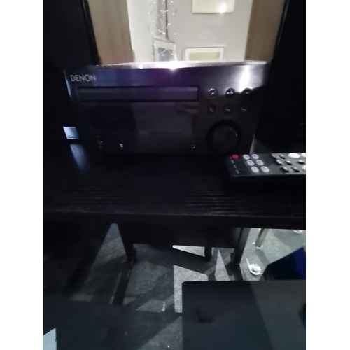 912 - Denon DVD player and Dali Zensor speakers with stands