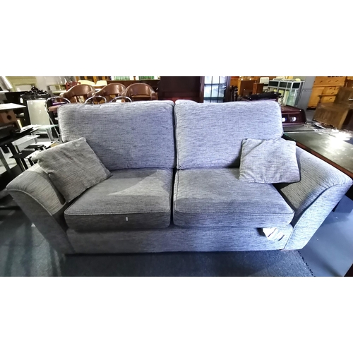 913 - 2 seater bed and 3 Seater modern Grey Sofas