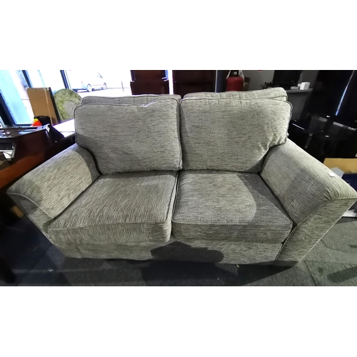 913 - 2 seater bed and 3 Seater modern Grey Sofas