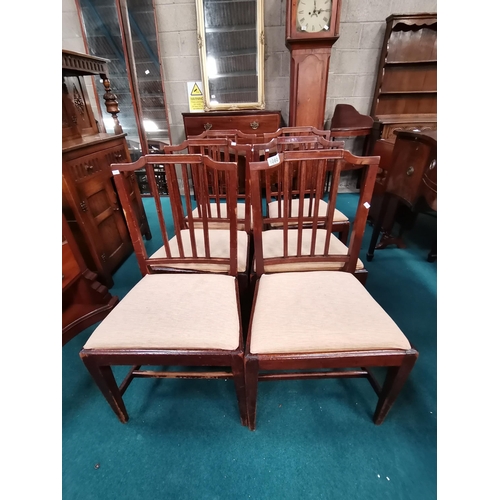 1080 - Set of 6 Antique Georgian dining chairs