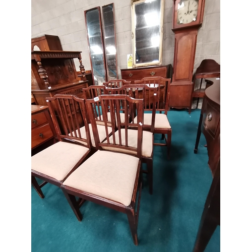 1080 - Set of 6 Antique Georgian dining chairs