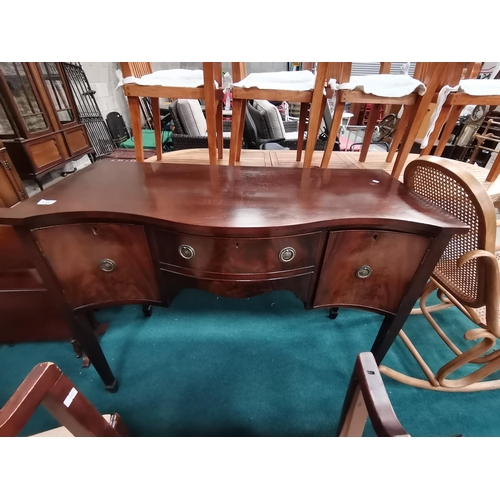 1087 - Antique Mahogany sideboard  120cm x 54cm