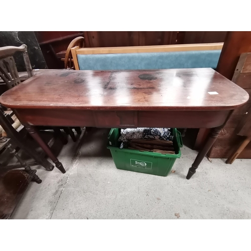 1105 - Antique Mahogany Sofa table 125cm