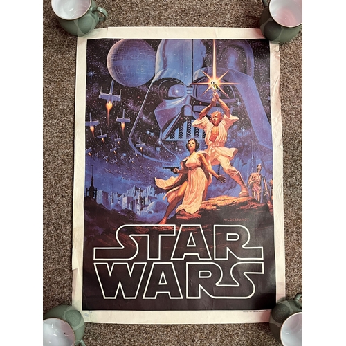 769a - A collection of vintage posters including an original Star Wars 1977 A NEW HOPE HILDEBRANDT cinema p... 