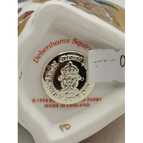 193 - Royal Crown Derby Paperweight - Millennium Dove Ltd Ed Modelled by Mark Delf, Decoration design by S... 