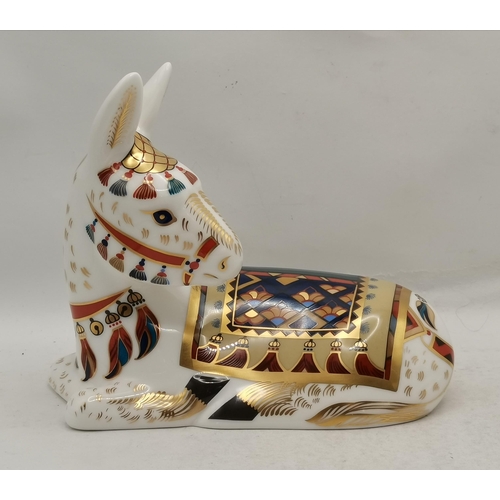 195 - Royal Crown Derby Paperweight - Donkey 'Thistle' Limited Edition number 1129 of 1500. Exclusively fo... 