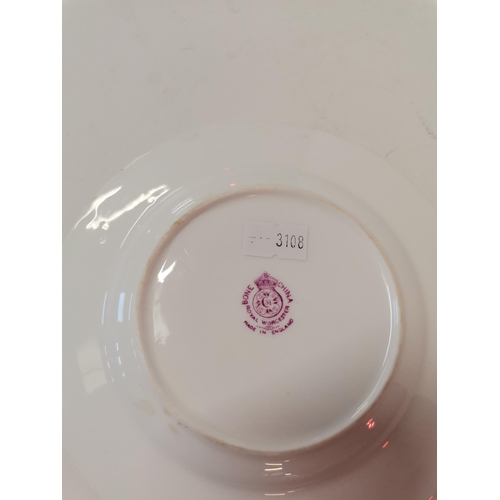 230N - A Royal Worcester side plate by Edward Townsend, date code 1939, painted with fruit, signed. 15.6cm ... 