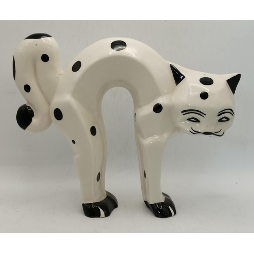 85 - A large pair of LORNA BAILEY limited edition cats marked 21/100 and 93/100. 23cm x 20cm