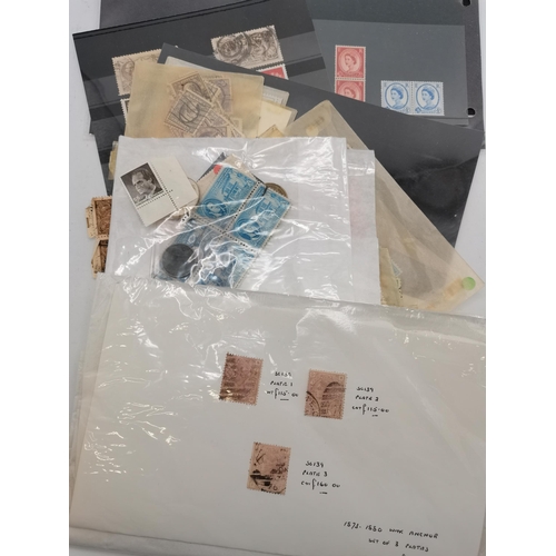 320 - A collection of stamps, some British, majority United States Postage, used; together with two albums... 