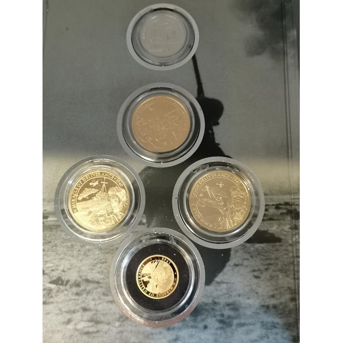 339 - Two WWII commemorative proof coin sets by The London Mint Office, comprising 'The Miracle of Dunkirk... 