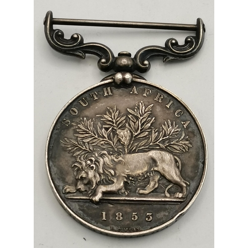 480 - A South Africa Medal (1834-1853) to ALFRED HEARN, lacking ribbon.

The South Africa Medal was awarde... 