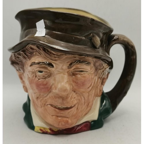 581 - x7 Royal Doulton Toby Jugs - Gone Away, D6531, QEII 2006 D7256, Paddy D5753, Robbin Hood D6627, King... 