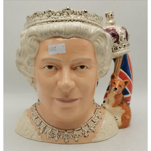 581 - x7 Royal Doulton Toby Jugs - Gone Away, D6531, QEII 2006 D7256, Paddy D5753, Robbin Hood D6627, King... 