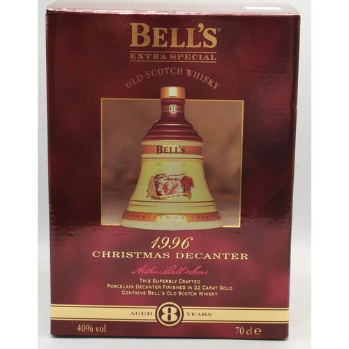 588 - A set of 3 BELLS extra special OLD SCOTTISH WHISKY 1996, 1994, 1992