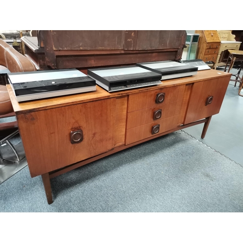 931d - A 1.8m long teak G PLAN style sideboard