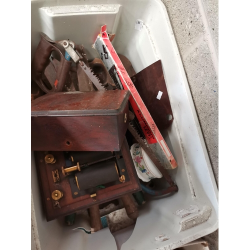 957 - x2 sack barrows and large quantity of tools