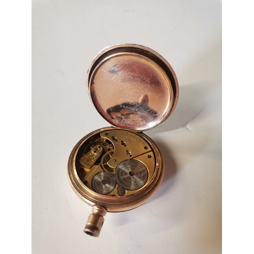 419 - Three Waltham gold-plated pocket watches (a/f), together with three further Waltham movements (part)... 