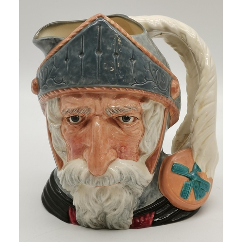 135 - Three Royal Doulton character jugs, comprising 'Aramis' D.6441, 'Rip Van Winkle' D.6438, and 'Don Qu... 