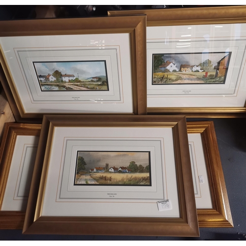 179 - A set of DIGBY PAGE watercolours x7 (herald square, this England x4)