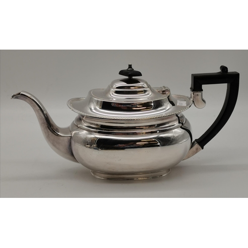 61 - A group of assorted silver-plated wares, including an oval twin-handled tray; a spirit kettle on sta... 