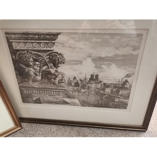 287 - 5 framed engravings