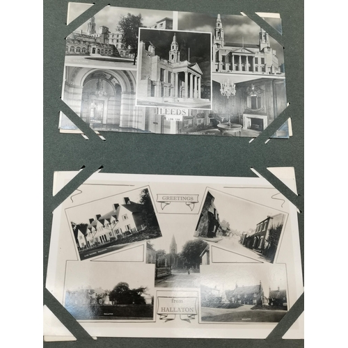 351 - x4 vintage postcard and photo albums