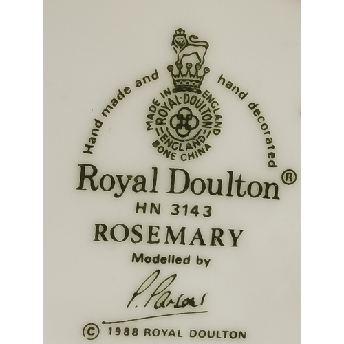 359 - x6 Royal Doulton lady figures - Rosemary 3143, Denise 2477, Buttercup 2309, Amanda 2996, Jessica 316... 