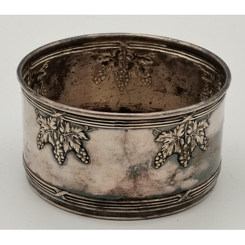 395A - A small group of silver-plated wares comprising a German wine coaster, stamped for Bernhard Wiesengr... 