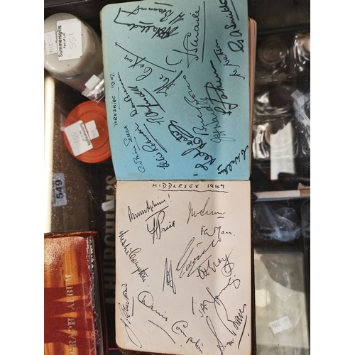 291 - x7 autograph books