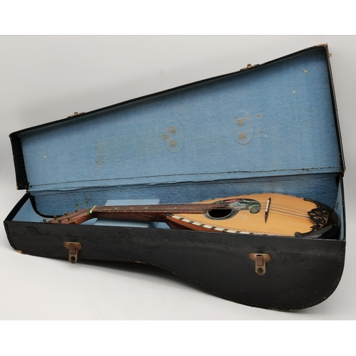 58 - Vintage Alfredo Albertini Mandolin in case