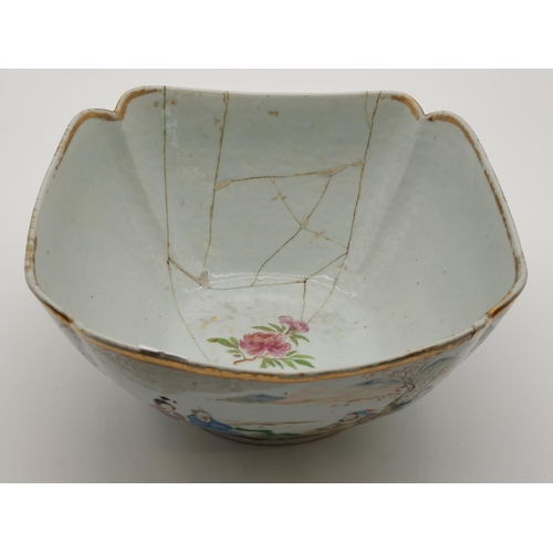 88 - Antique Chinese Porcelain Bowl D24.5cm