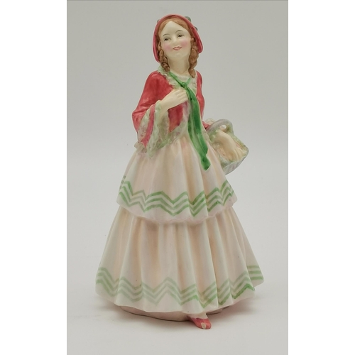 109 - An early Royal Doulton lady figure, 'Clemency', HN1643, impressed marks, dark green factory printed ... 