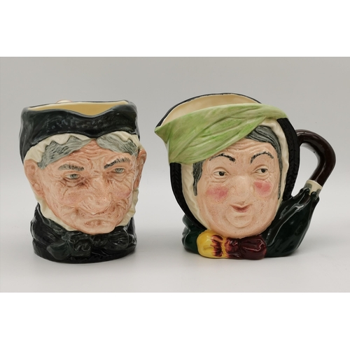 111 - A collection of twelve Royal Doulton character jugs, various sizes, including Granny (D5521) and Sai... 