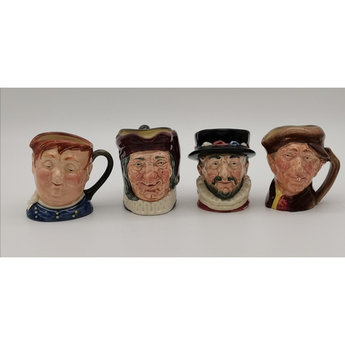 111 - A collection of twelve Royal Doulton character jugs, various sizes, including Granny (D5521) and Sai... 