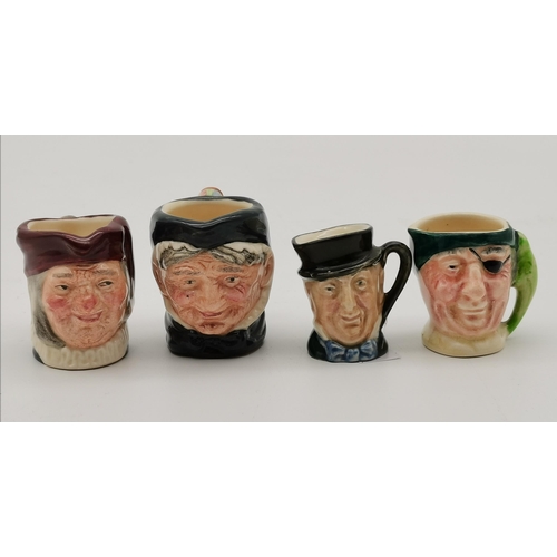 111 - A collection of twelve Royal Doulton character jugs, various sizes, including Granny (D5521) and Sai... 