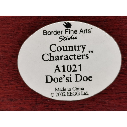 135 - x3 Border Fine Arts figures - Prize Blooms - James Herriot A0458, Country Characters A1021 Doe' si D... 