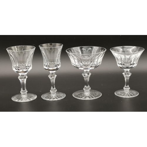 147 - A Collection of Waterford Crystal Innisfail pattern port goblets x12 plus x2 Champagne saucer glasse... 