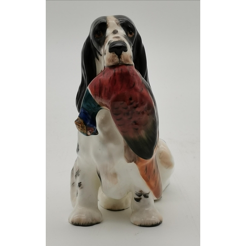 154 - x3 Royal Doulton Springer spaniels two with pheasants in mouth - HN1109, HN1028 and HN1138