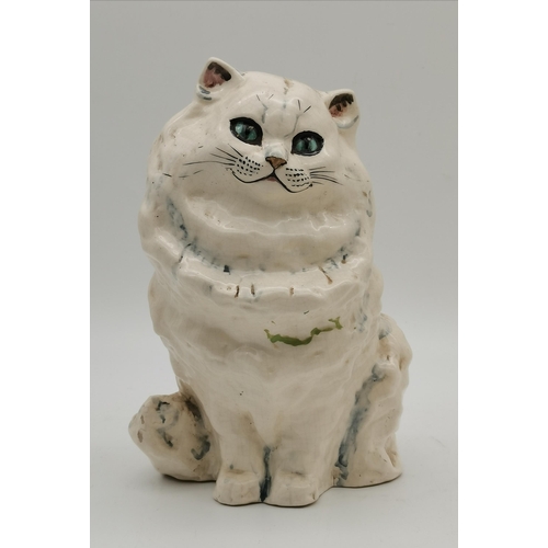 170 - x6 Beswick Cats including Siamese kitten 887, 2 cream kittens, 2 large white Persian cats 1867, Larg... 