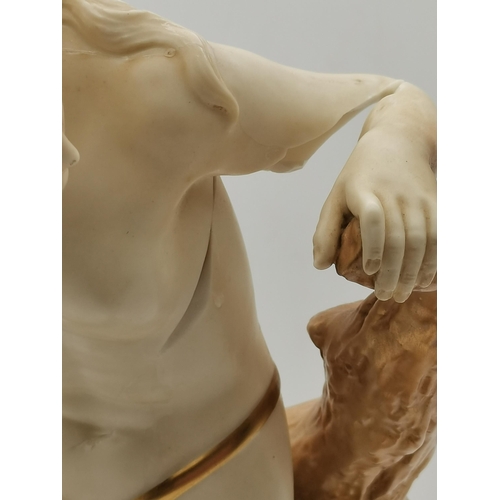 206 - Large Royal Worcester figurine 'The Bather Surprised' A/F Modelled by Sir Thomas Brock H60cm