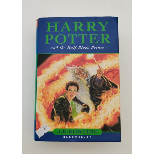 251 - Harry Potter and the Half-Blood Prince - First Edition - price clipped from top inner corner of dust... 