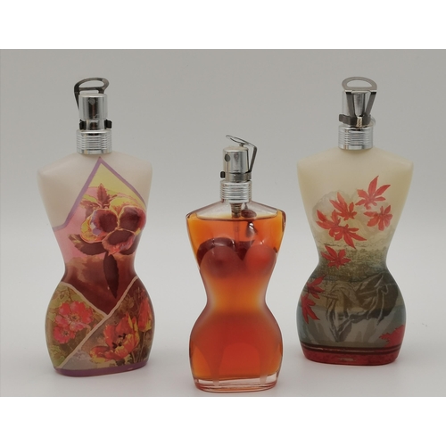 264 - Four lady's perfumes, comprising three by Jean-Paul Gaultier (x2 Summer fragrance), and one Sisley '... 