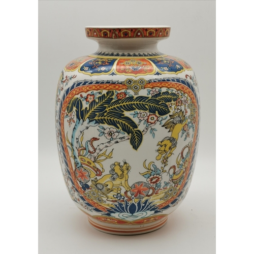 60 - Nine various Chinese porcelain vases, 20th/21st Century, assorted shapes and decoration, some with c... 